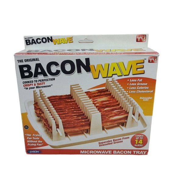 As Seen On TV Kitchen The Original Bacon Wave Microwave Bacon